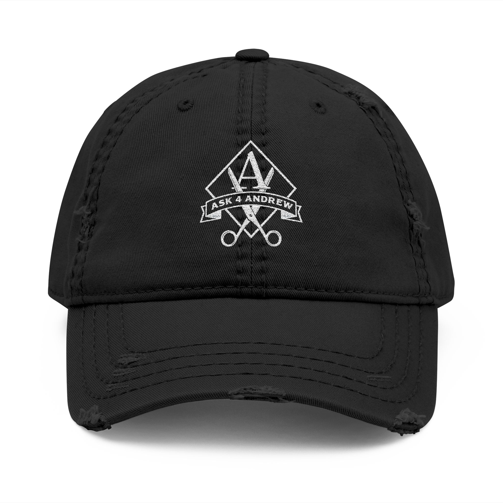Distressed Dad Hat Logo — Ask4Andrew merchandise